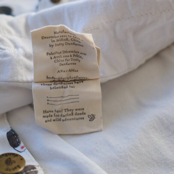 A + O X DOTTY DUNGAREES OVERALLS - Picture 7 of 8